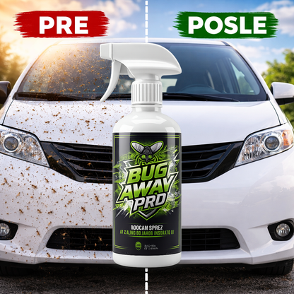 🪰AutoBug Shield – Sprej Protiv Zalepljivanja Mušica i Insekata na Automobilu