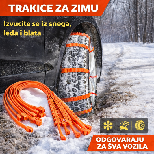 🏔️Zimske Vezice za Gume – Spas po Snegu, Ledu i Blatu